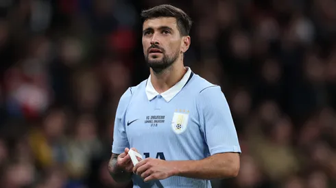 Arrascaeta em jogo do Uruguai. Foto: Justin Setterfield/Getty Images