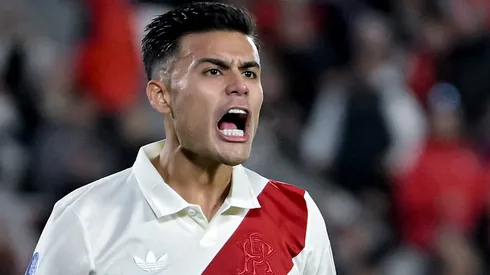 Fausto Vera em campo pelo River Plate. Foto: Marcelo Endelli/Getty Images