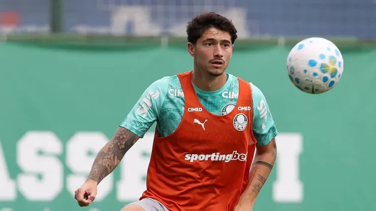Emi Martínez participa de treinamento (Foto: Cesar Greco/Palmeiras/by Canon)