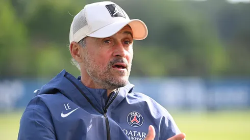 Luis Enrique, técnico do PSG, explica duelo contra o Arsenal na Champions League. Foto: IMAGO / PRESSE SPORTS
