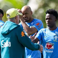 Ancelotti esboça time titular do Brasil