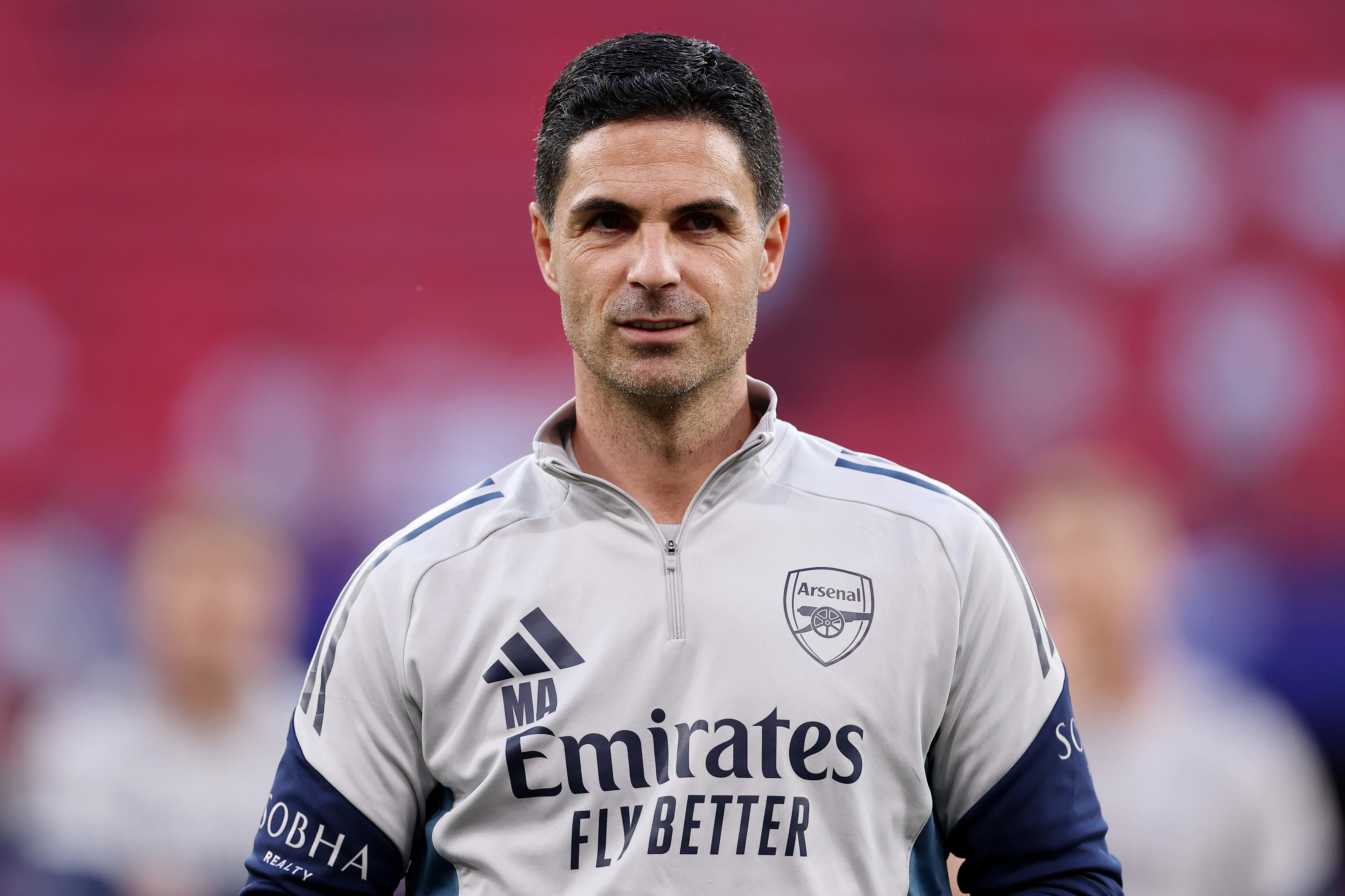 Arteta durante uma sessão de treino (Foto: Justin Setterfield/Getty Images)