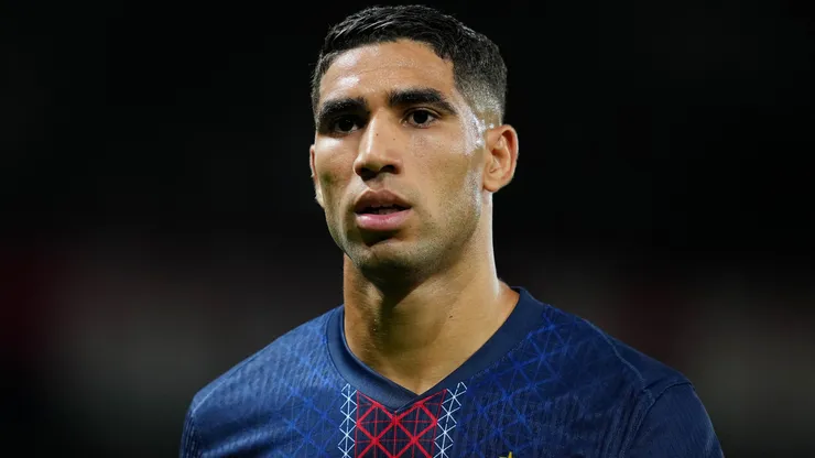 Hakimi em campo pelo PSG. Foto: Franco Arland/Getty Images