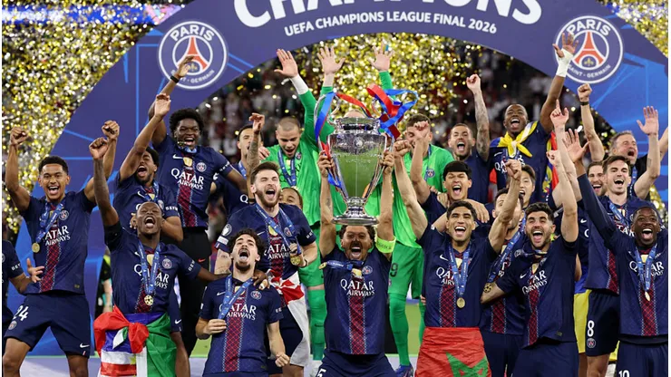 PSG é campeão da Champions League 2025/26. Carl Recine/Getty Images.