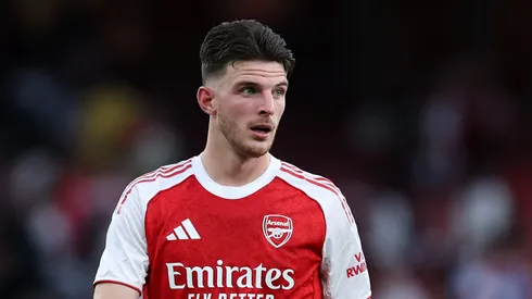 Declan Rice, meia do Arsenal. (Photo by Eddie Keogh/Getty Images)