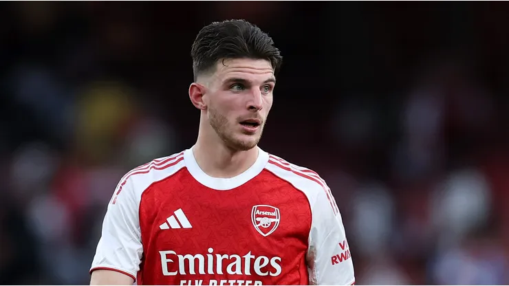 Declan Rice, meia do Arsenal. (Photo by Eddie Keogh/Getty Images)