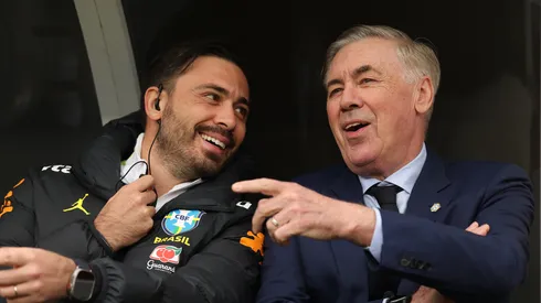 Davide Ancelotti e Carlo Ancelotti. (Foto: Maddie Meyer/Getty Images)