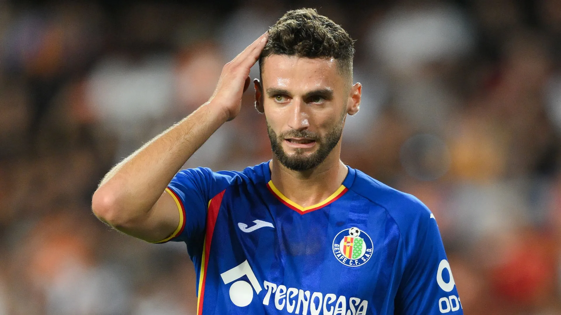 Domingos Duarte em partida do Getafe