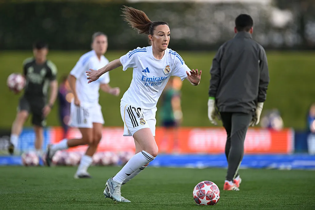 Caroline Weir durante partida do Real Madrid - Foto: Denis Doyle/Getty Images