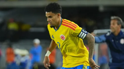 Luis Díaz contra a Costa Rica. (Photo by Leonardo Castañeda/Getty Images)