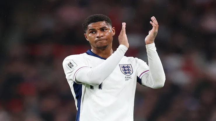 Marcus Rashford com a Seleção Inglesa - Julian Finney/Getty Images