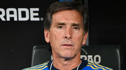 Claudio Úbeda durante partida do Boca Juniors. Foto: Pedro Vilela/Getty Images