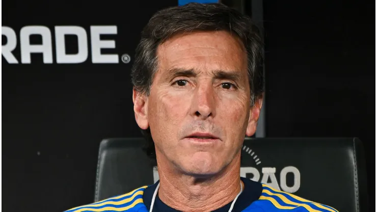 Claudio Úbeda durante partida do Boca Juniors. Foto: Pedro Vilela/Getty Images