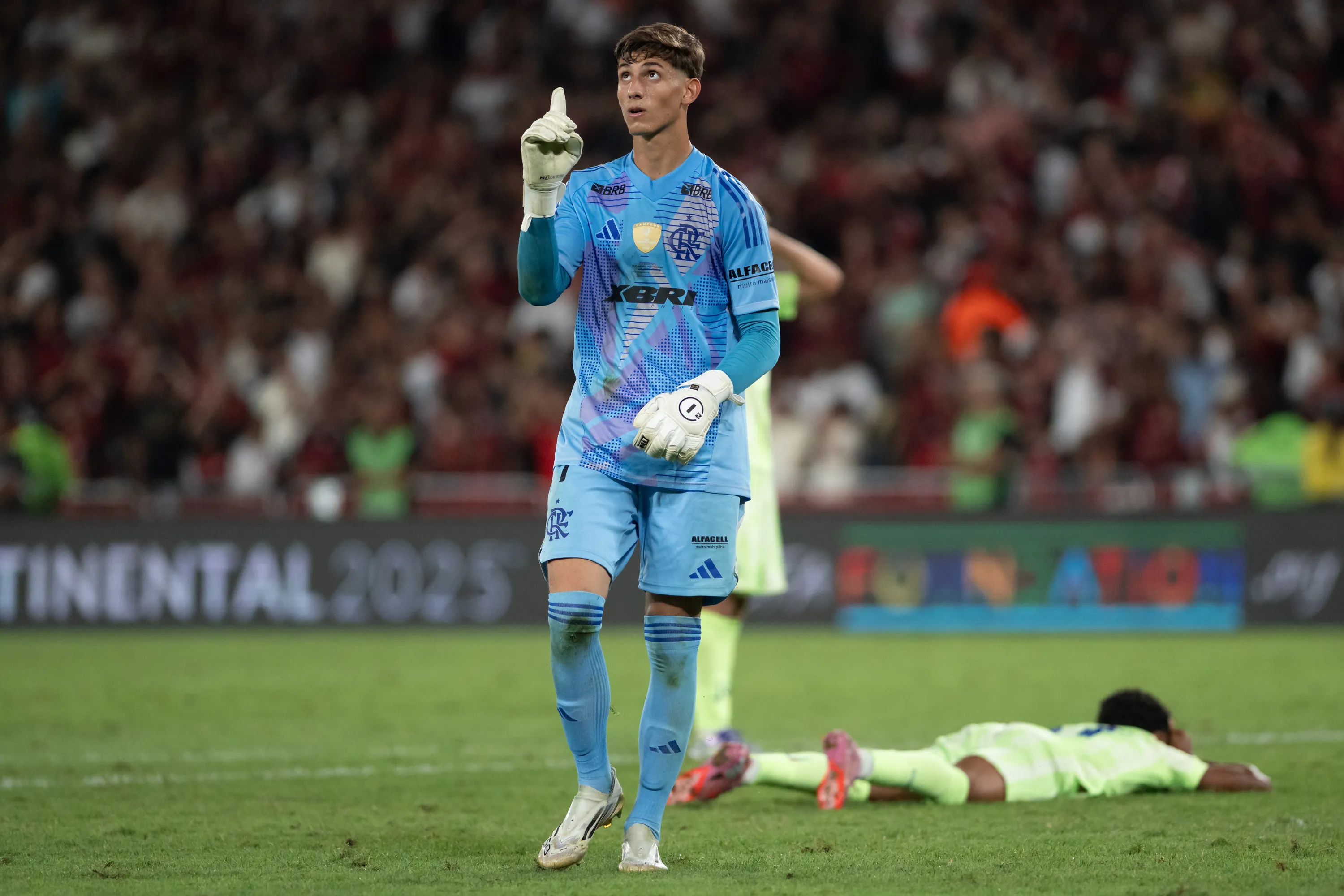 Léo Nannetti durante a final do Mundial Sub-20 em 2025. Foto: Jorge Rodrigues/AGIF