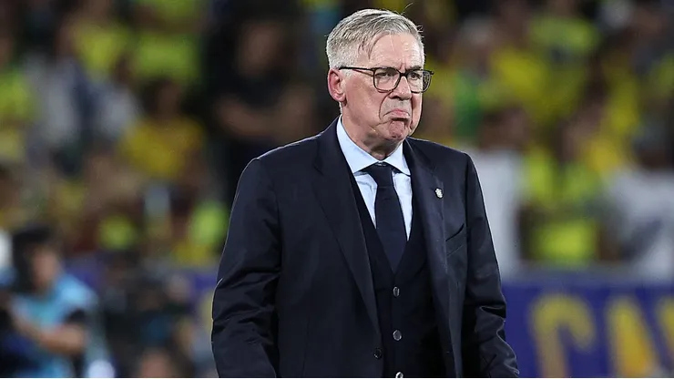 Carlo Ancelotti, técnico da Seleção Brasileira. (Photo by Wagner Meier/Getty Images)