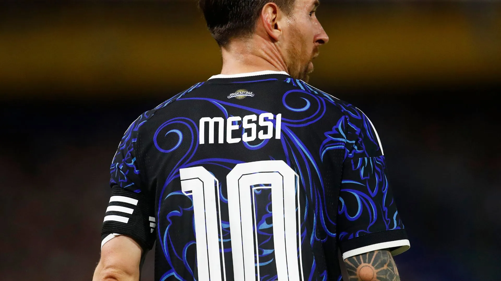 Messi em campo pela Argentina (Foto: Marcos Brindicci/Getty Images)