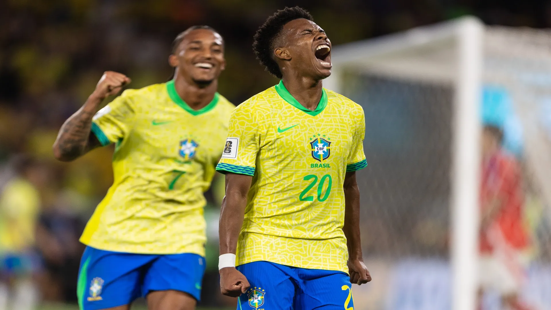 Estêvão e João Pedro estão na lista dos jogadores mais valiosos do mundo – Ruano Carneiro/Getty Images