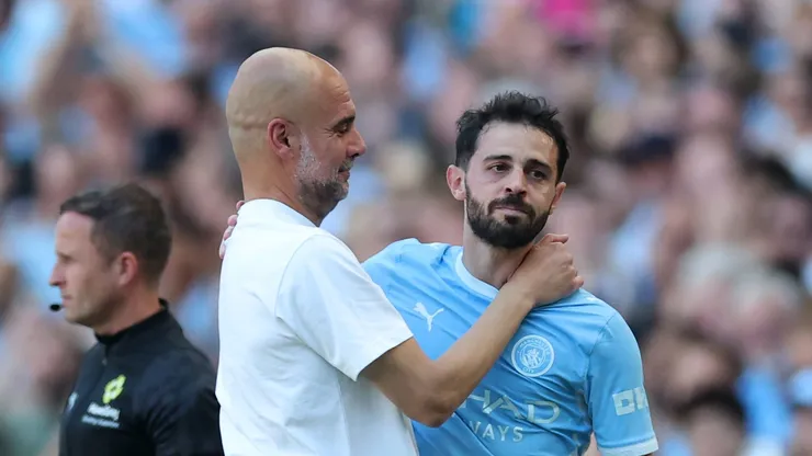 Barcelona e Atlético terão resposta de Bernardo Silva após a Copa (Photo by Carl Recine/Getty Images)