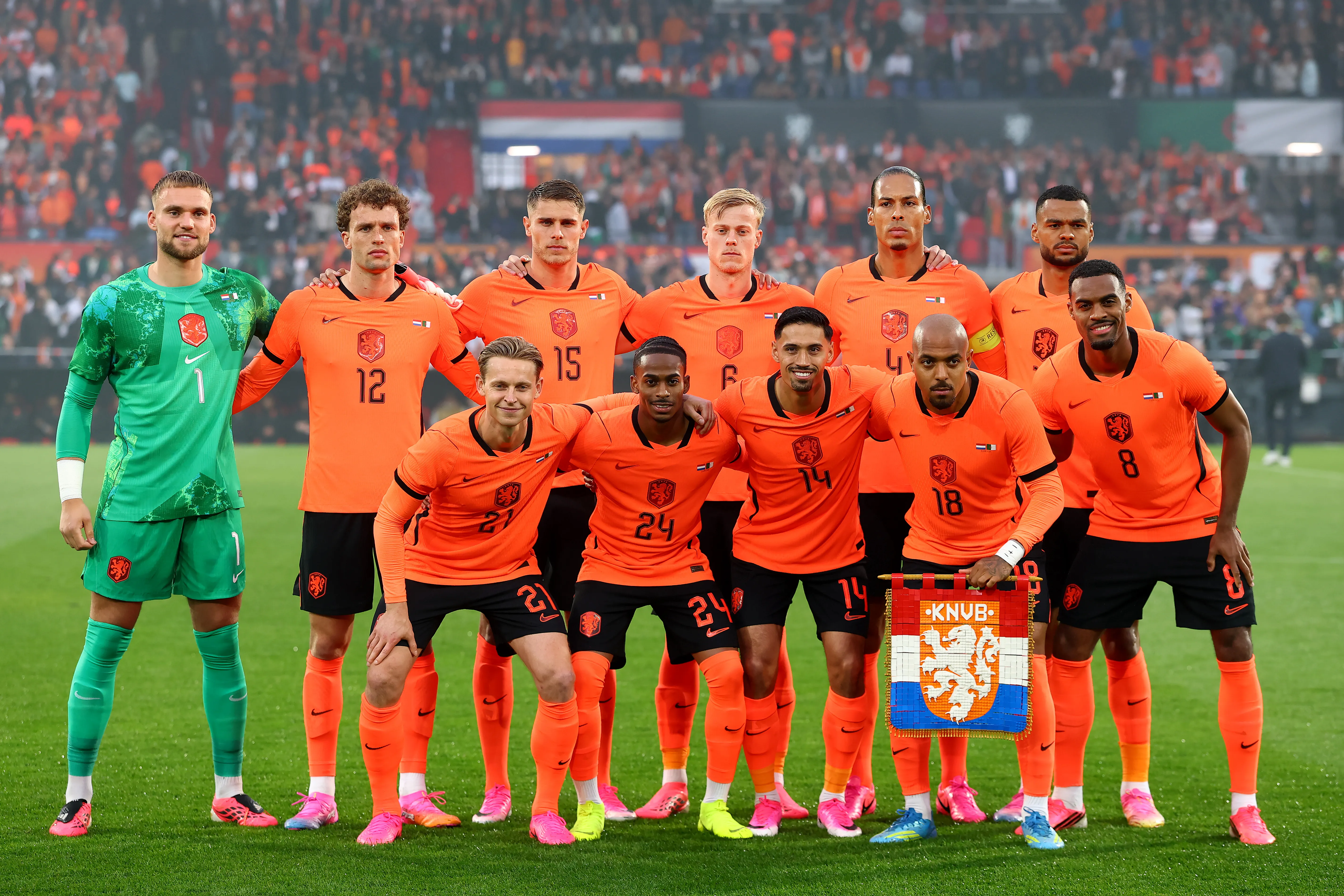 Time da Holanda. (Foto: Dean Mouhtaropoulos/Getty Images)