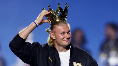 Haaland, do Manchester City. (Foto: Lewis Storey/Getty Images)