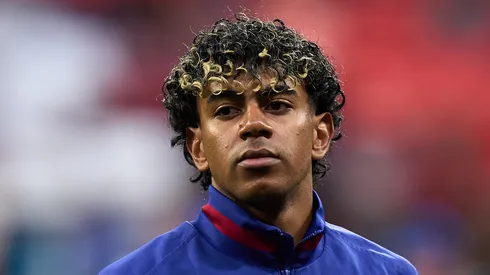 Yamal pelo Barcelona. (Foto: Angel Martinez/Getty Images)