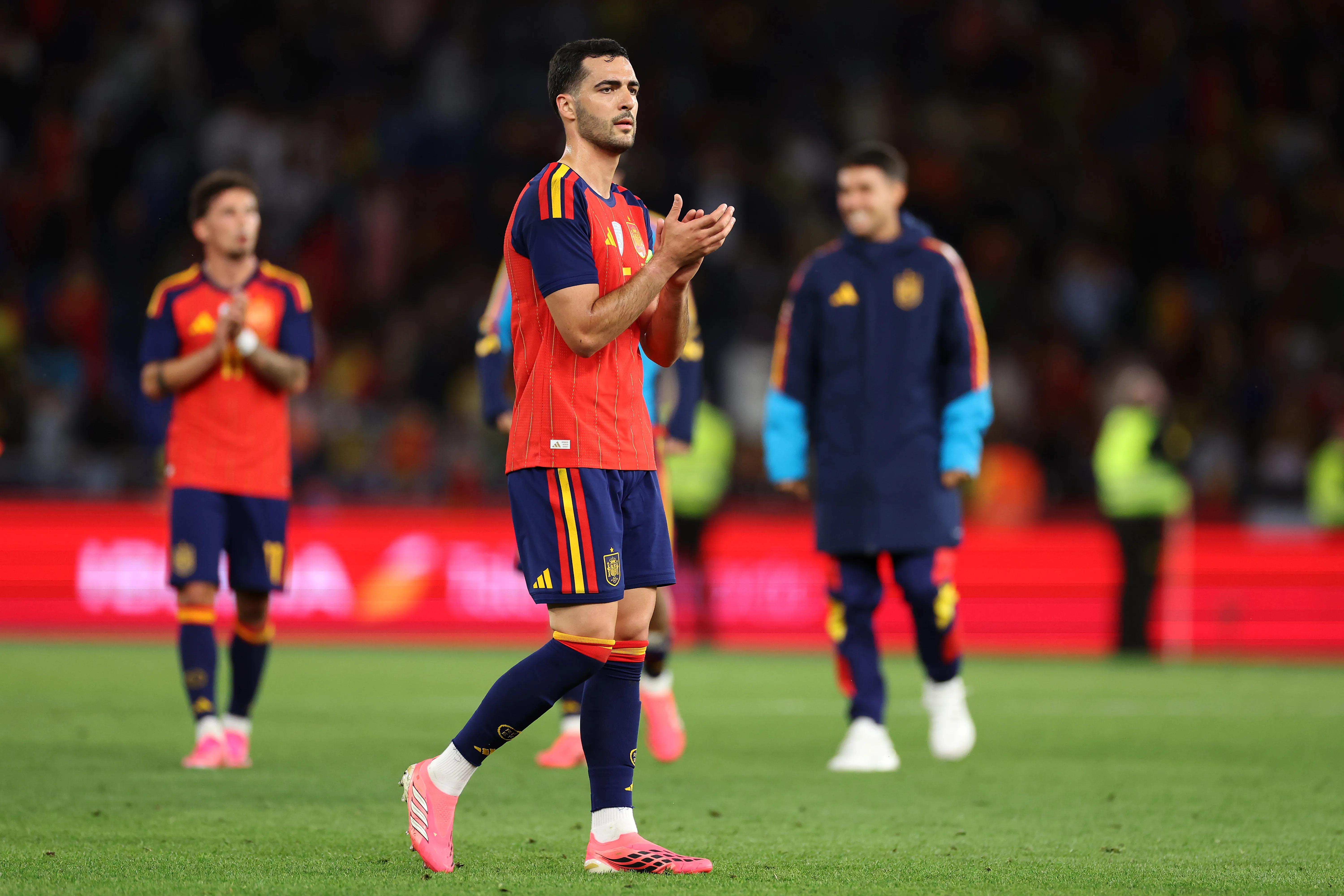 Mikel Merino durante partida entre Espanha x Iraque. (Photo by Florencia Tan Jun/Getty Images)