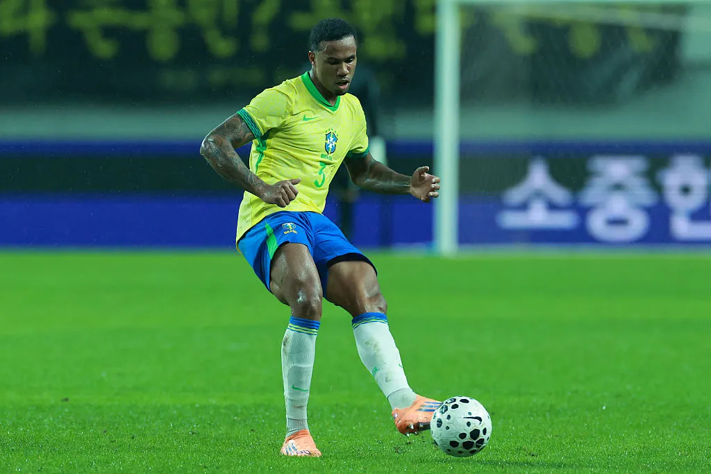 Gabriel Magalhães é dúvida no último amistoso do Brasil antes da Copa. (Photo by Han Myung-Gu/Getty Images)