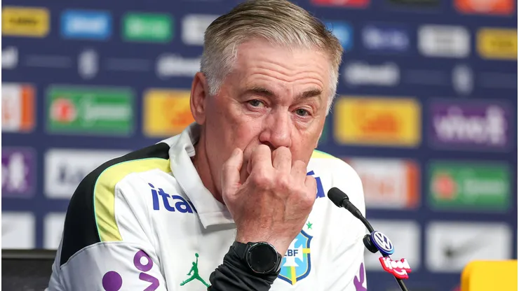 Ancelotti fala sobre mudanças no time, mas que ainda nada está definido para a Copa. Foto: IMAGO / Brazil Photo Press
