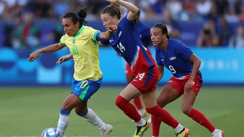 Brasil busca vencer os EUA na Neo Química Arena – Foto: Julian Finney/Getty Images