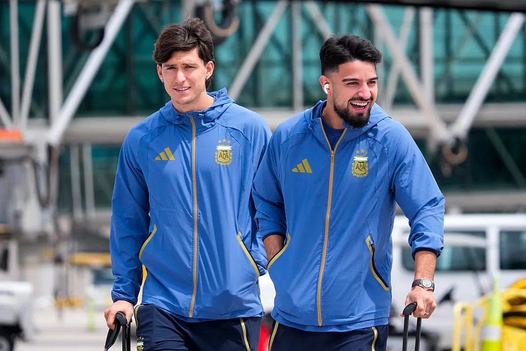 Leonardo Balderi e Flaco López desembarcaram no em Missouri com a Seleção da Argentina. (Photo by Jay Biggerstaff/Getty Images)