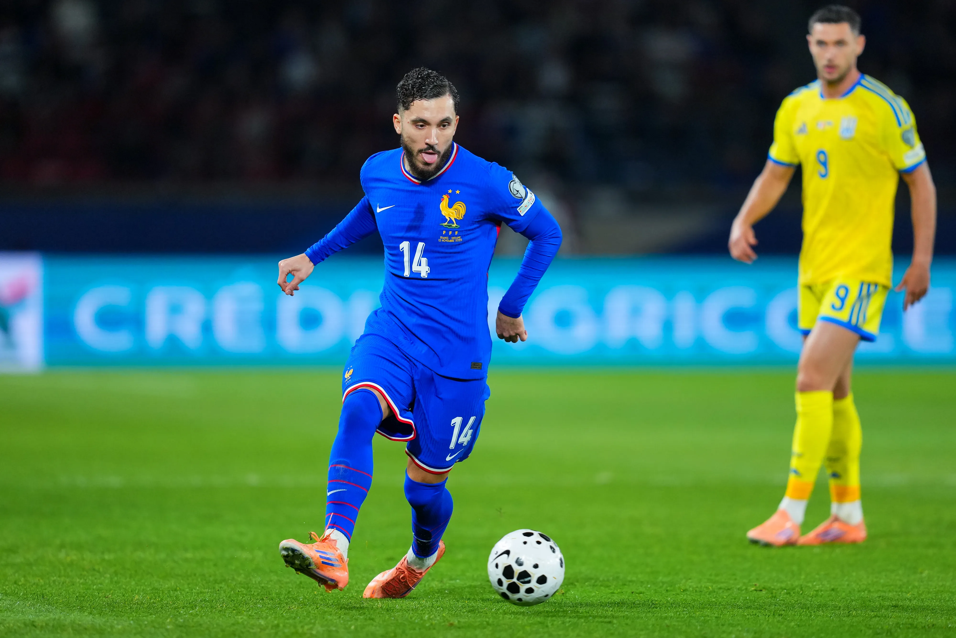 Rayan Cherki em ação pela Seleção Francesa. (Foto: Franco Arland/Getty Images)