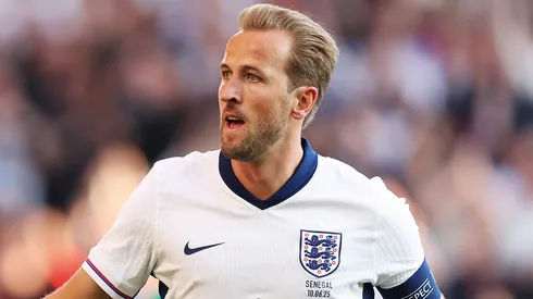 Harry Kane em campo com a Inglaterra. Foto: Richard Heathcote/Getty Images