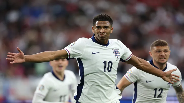 Bellingham pela Seleção Inglesa na Euro 2024 - Kevin C. Cox/Getty Images