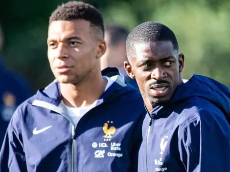 Dembélé cobra desempenho defensivo de Mbappé