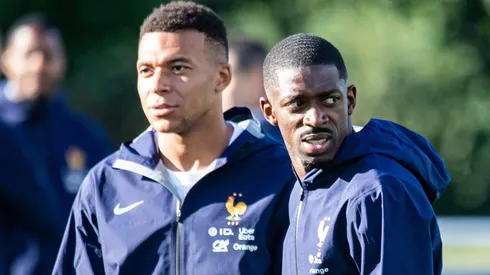Dembélé cobra maior desempenho defensivo de Mbappé. Foto: Imago
