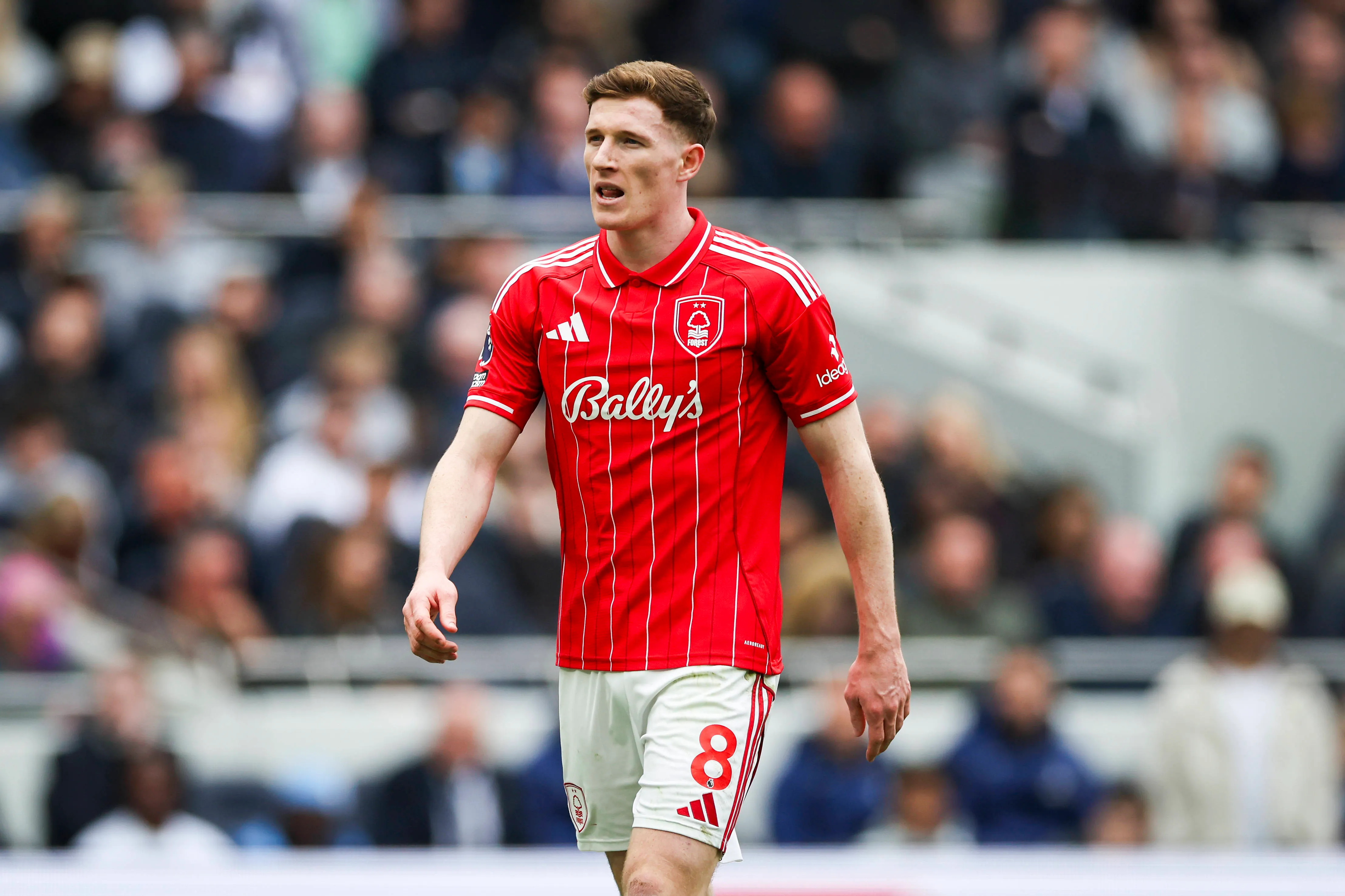 Elliot Anderson segue na mira do Manchester City. Foto: IMAGO / Every Second Media