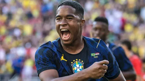 Jornal AS coloca Endrick como possível camisa 9 da Seleção na Copa. Foto: IMAGO / Brazil Photo Press