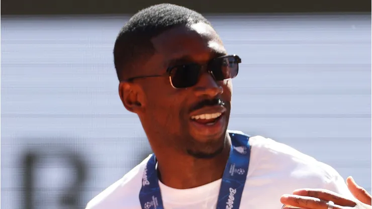 Dembélé, atacante do PSG. (Photo by Matthew Stockman/Getty Images)