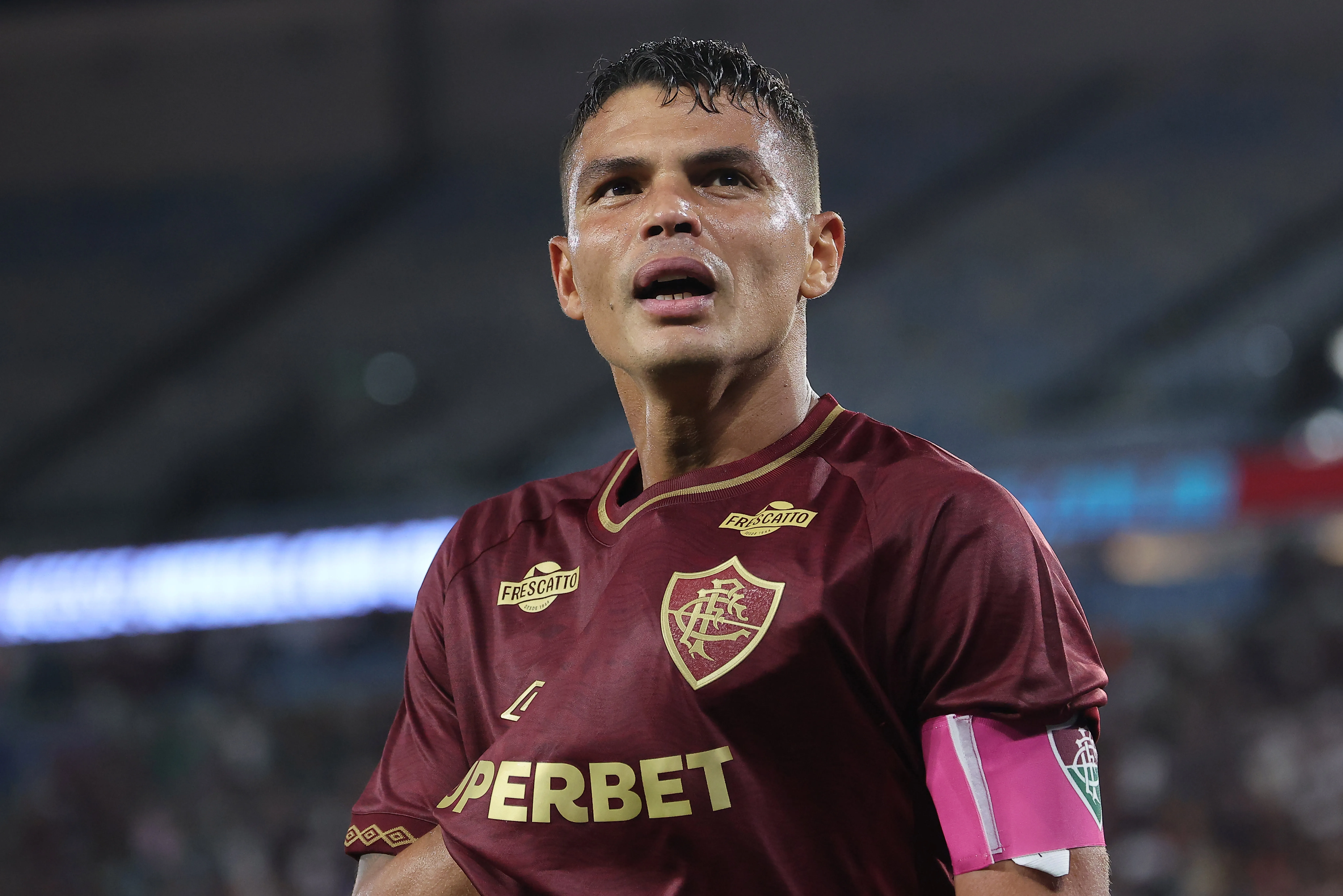 Thiago Silva em ação pelo Fluminense (Foto: Wagner Meier/Getty Images)