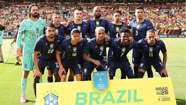 Ancelotti tem em mente qual pode ser escalação da Seleção Brasileira para a estreia na Copa. Foto: Kirk Irwin/Getty Images