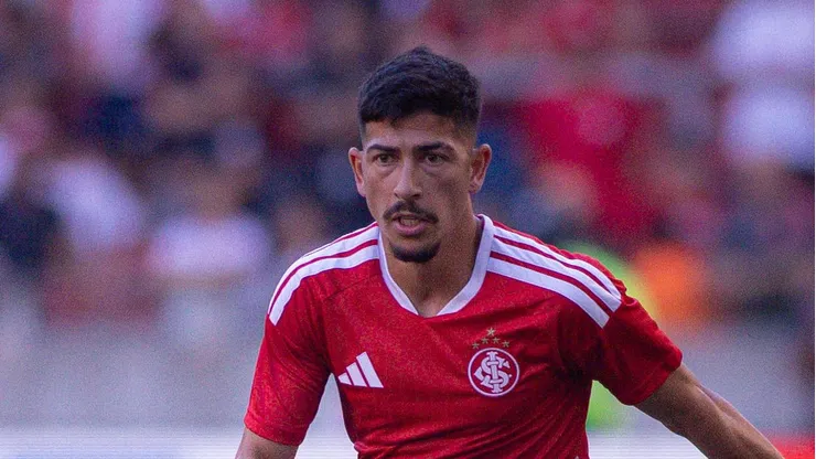 Alan Rodríguez, do Internacional - Foto: Maxi Franzoi/AGIF