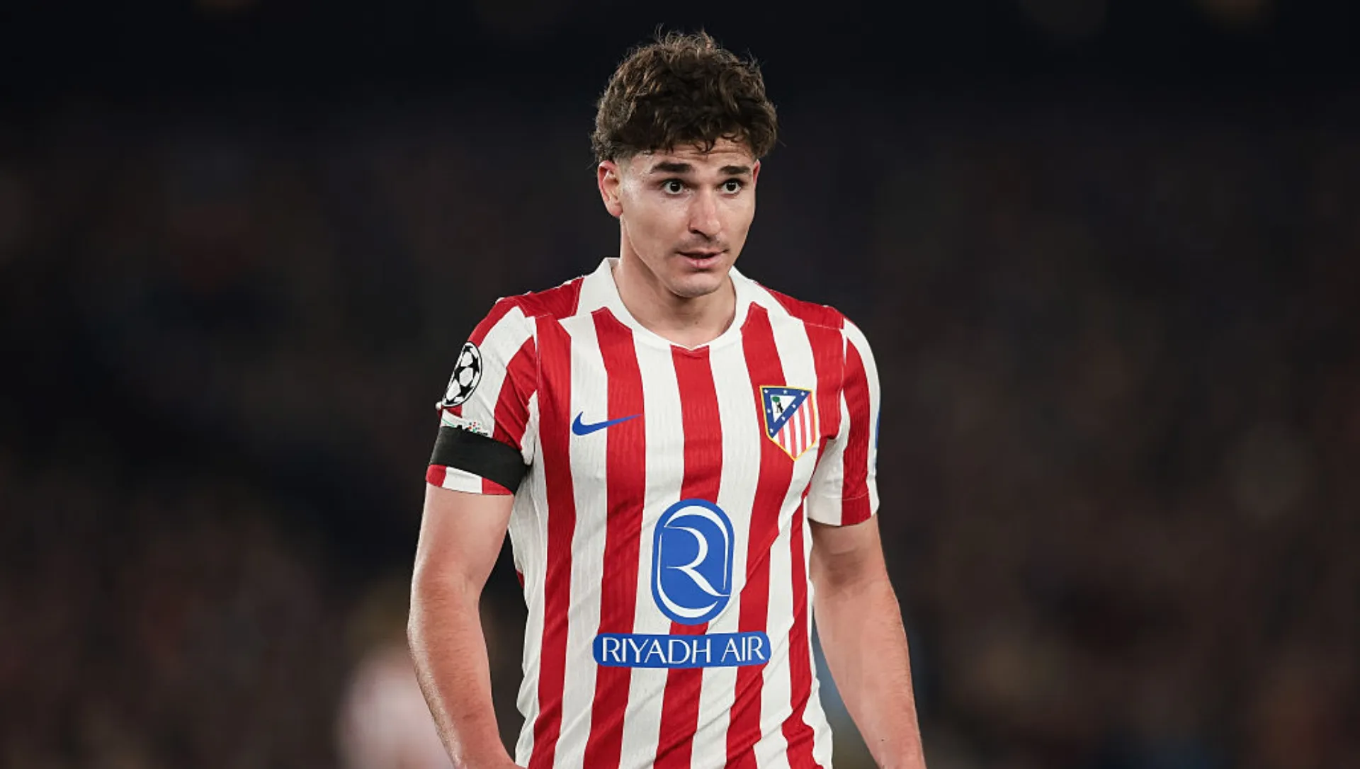 Julián Álvarez em ação pelo Atlético de Madrid