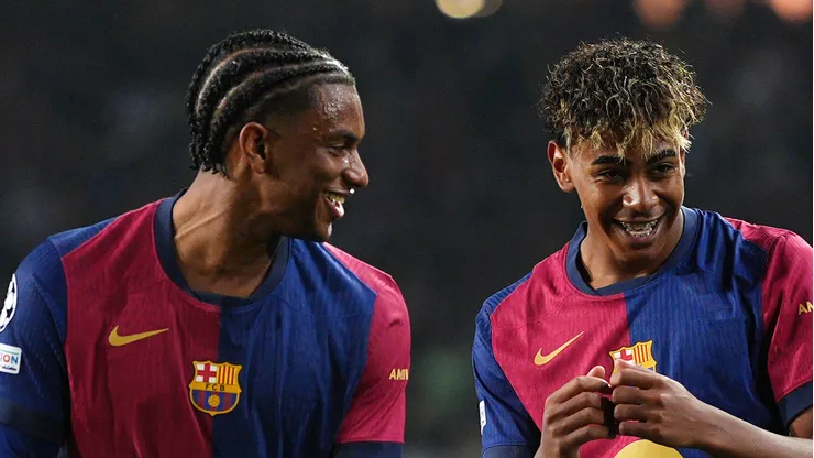 Baldé e Lamine Yamal. (Photo by Pedro Salado/Getty Images)