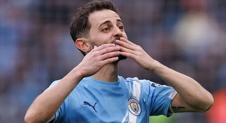 Bernardo Silva, em campo