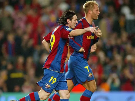 Messi reage após jogar contra filho de ex-Barcelona