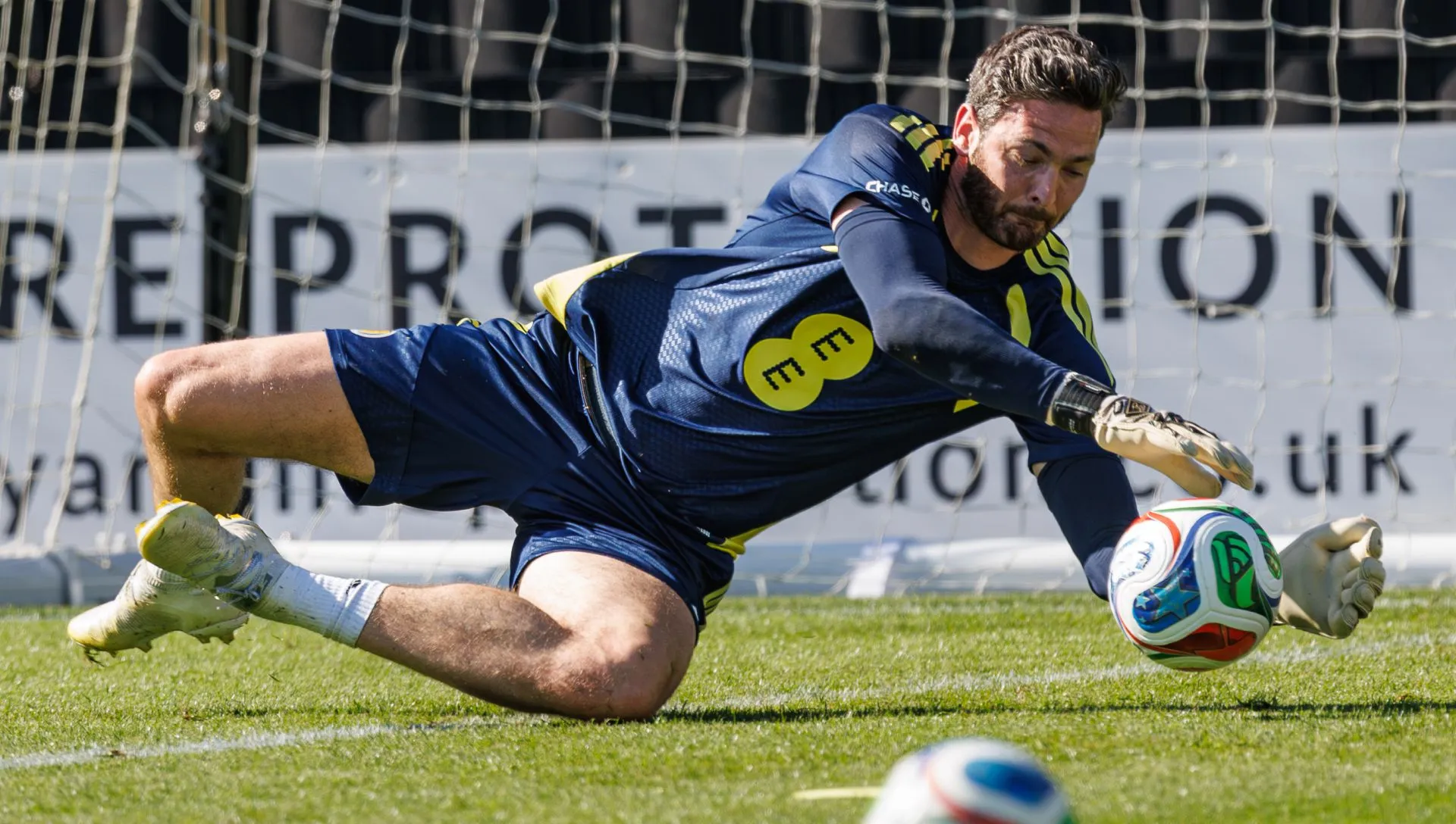Craig Gordon durante o treino da Escócia. Foto: WM Sport Media/Getty Images