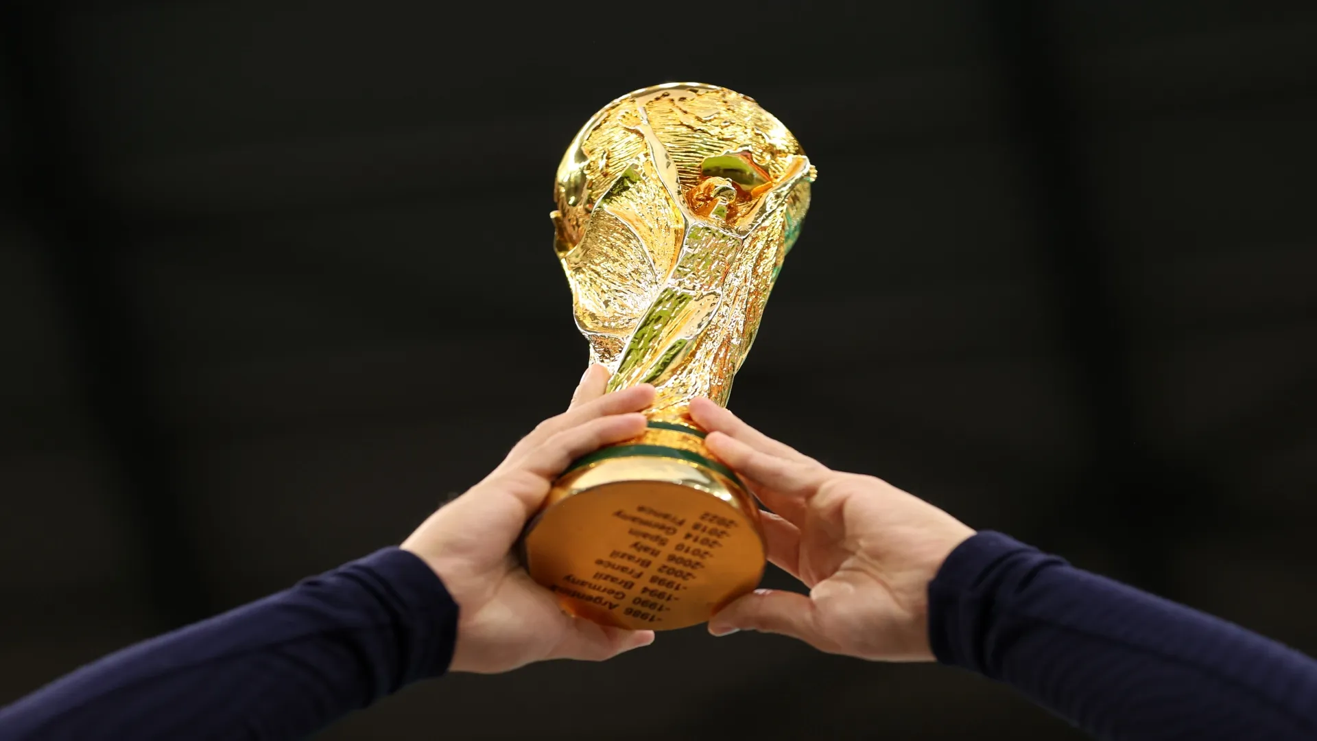 A desejada taça da Copa do Mundo – Ryan Pierse/Getty Images