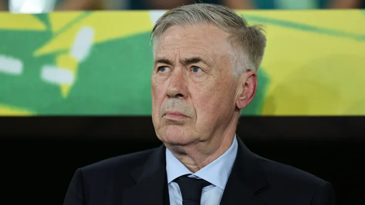 Ancelotti antes de uma partida da Seleção Brasileira. Foto: Wagner Meier/Getty Images