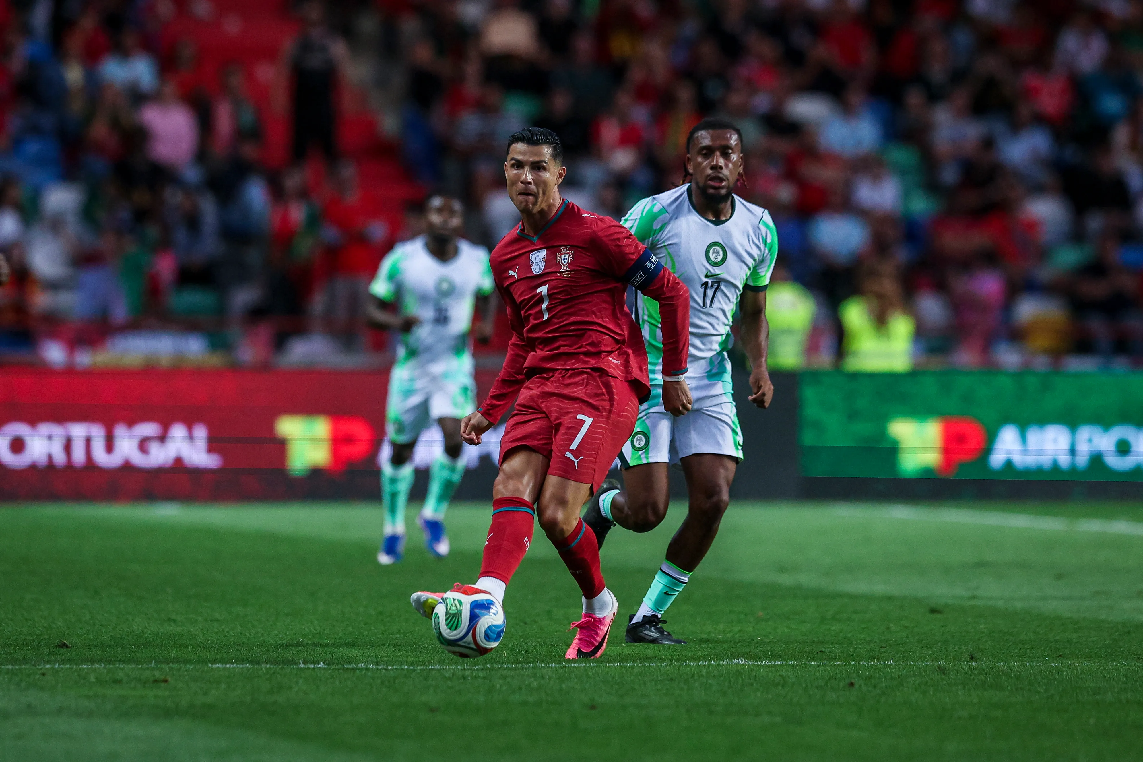 Cristiano Ronaldo em Portugal x Nigéria. (Foto: Carlos Rodrigues/Getty Images)