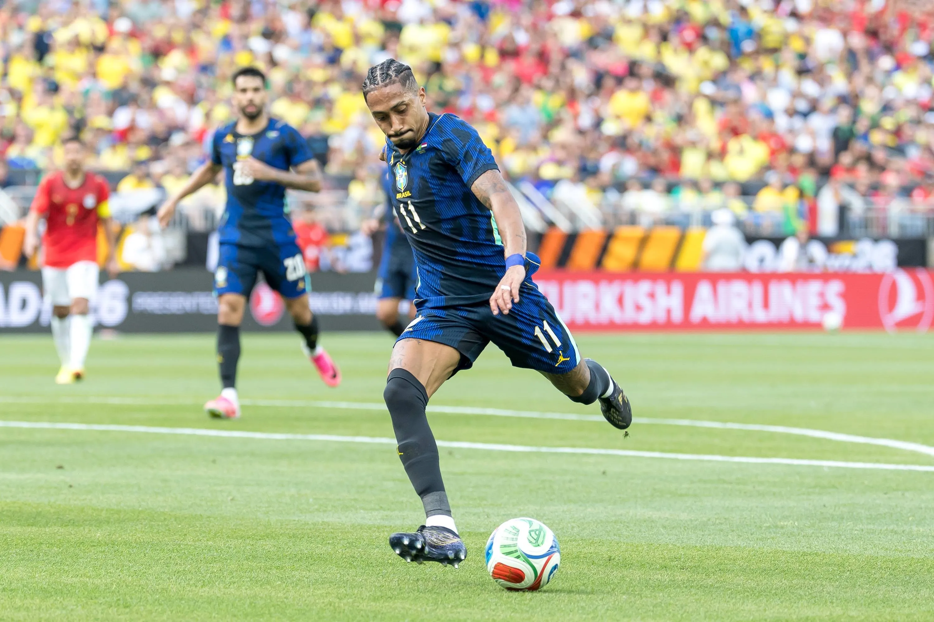 Raphinha diz estar mais preparado para a Copa. Foto: IMAGO /&nbsp;Brazil Photo Press